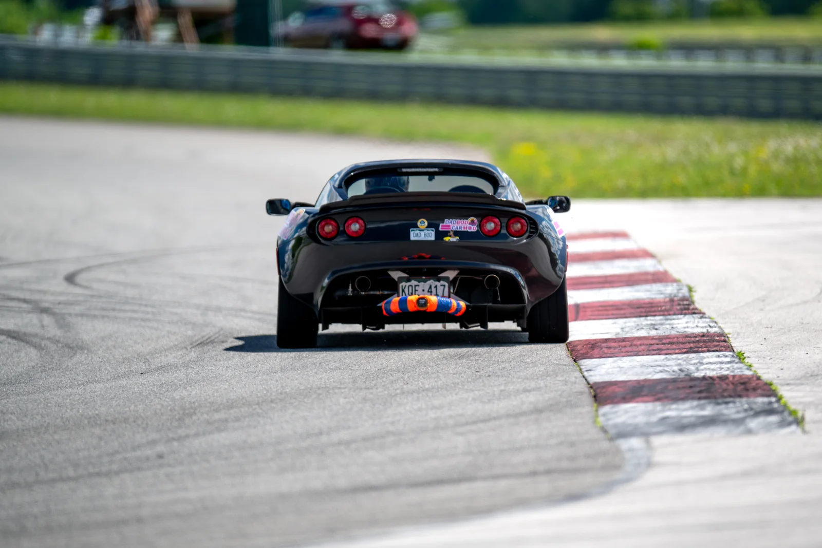 Black Dadbod Carmod Lotus Elise on track during One Lap of America 2025