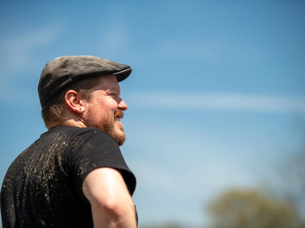 Dan Williams at the track