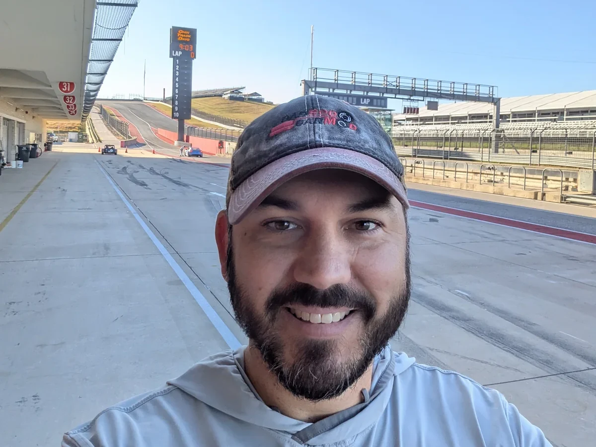 Kevin Post at the track