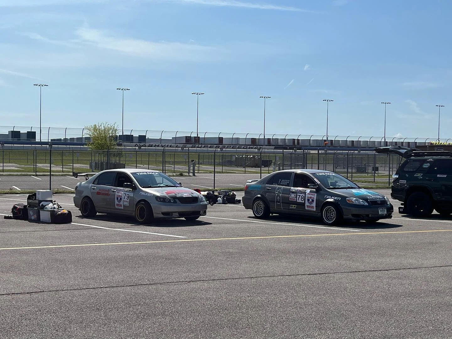Dadbod Carmod Toyota Corollas Tina and Gold Rolls together