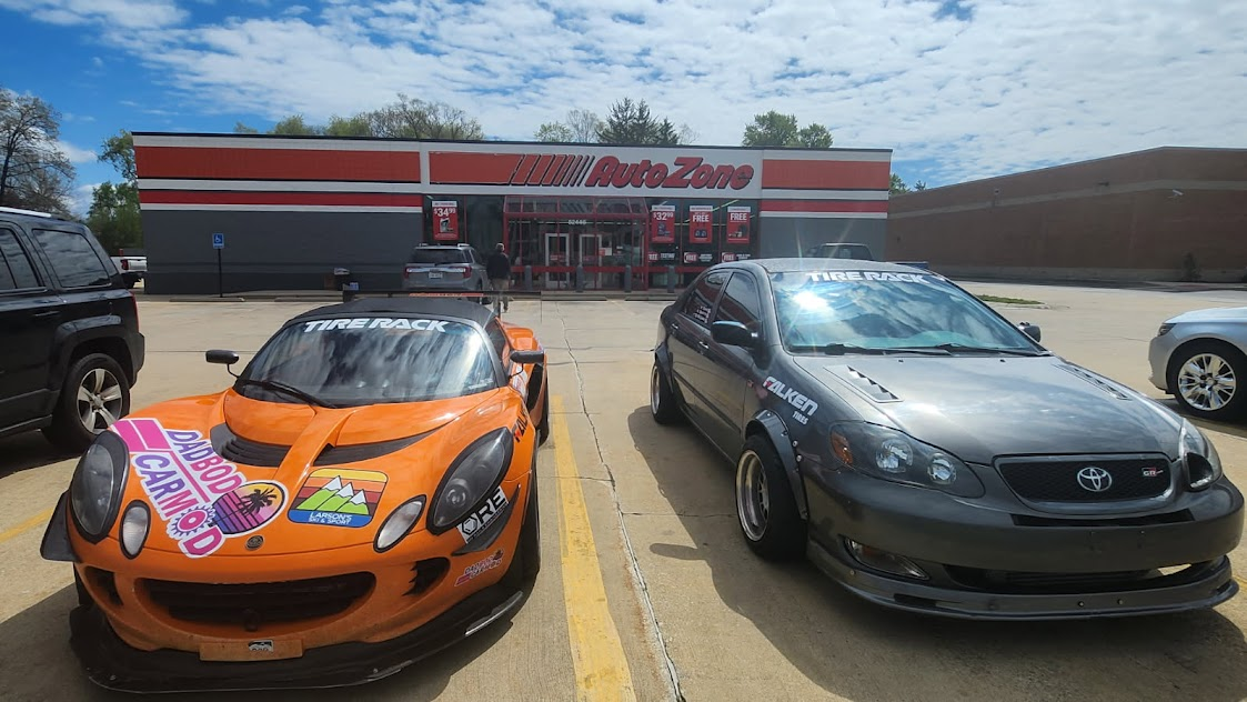 2026 One Lap Lotus Elise and Toyota Corolla at AutoZone